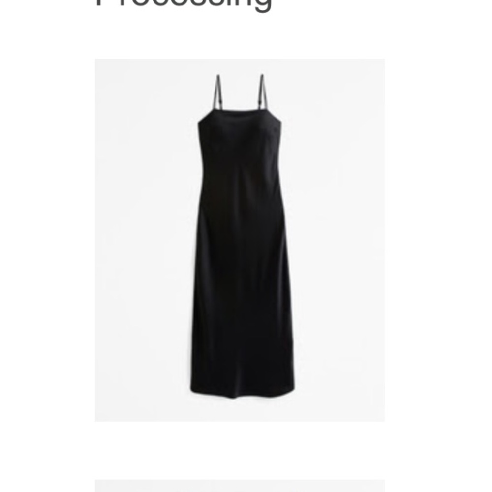 Satin midi dress